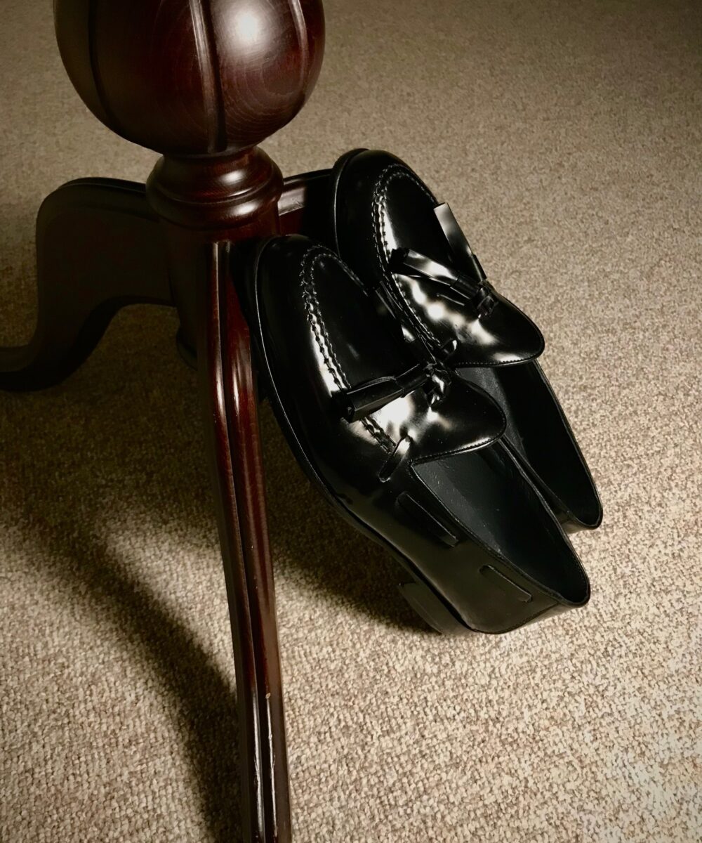 Tassel Siyah Loafer ikinci görsel